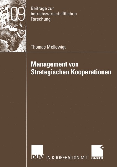 Thomas Mellewigt - Management von Strategischen Kooperationen, E-bok