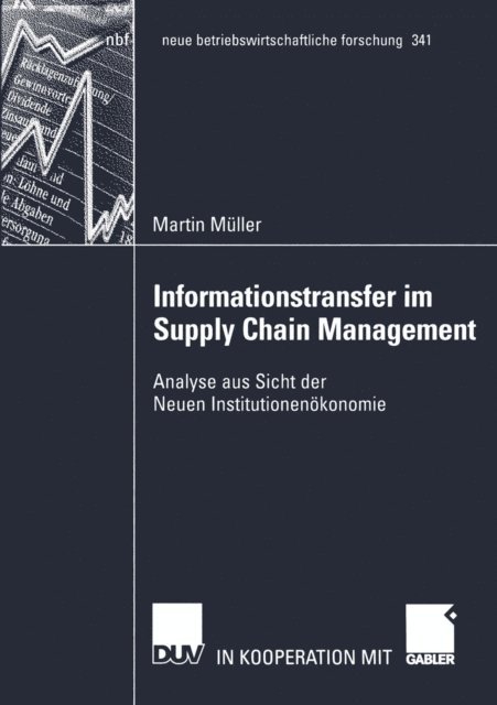 Martin Muller - Informationstransfer im Supply Chain Management, E-bok