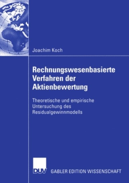 Joachim Koch - Rechnungswesenbasierte Verfahren der Aktienbewertung, E-bok