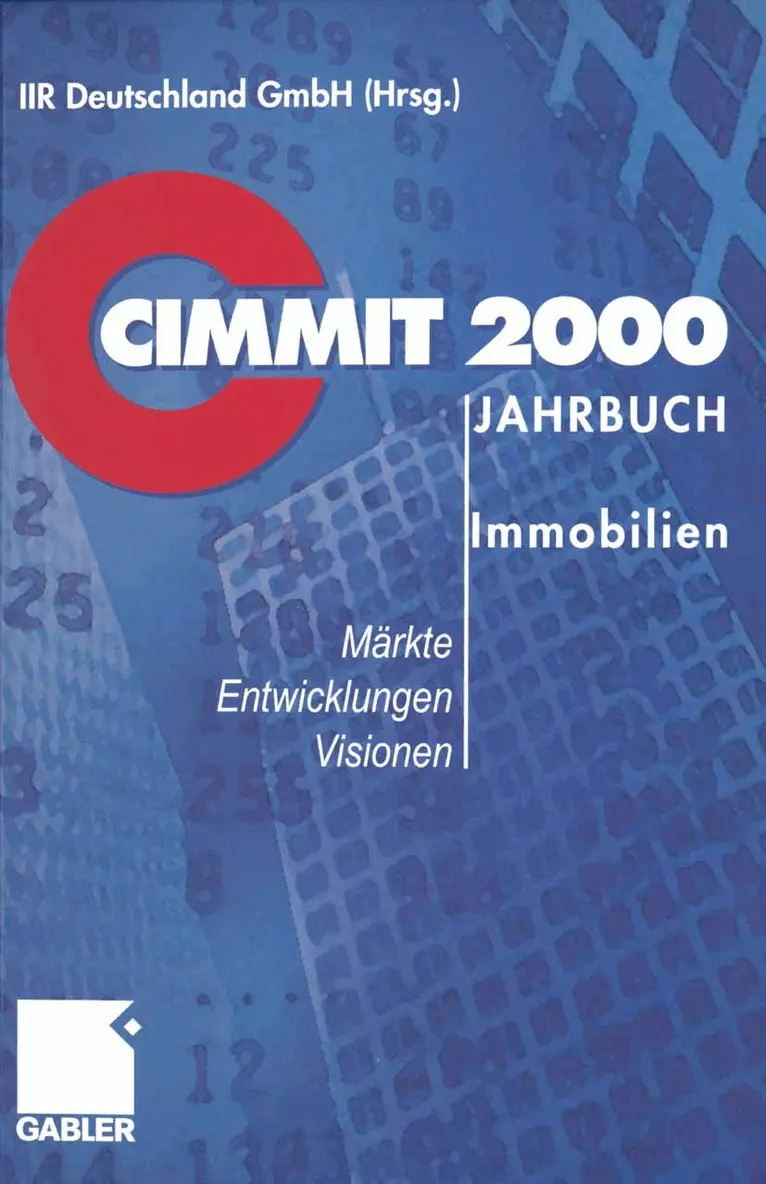 Deutschland GmbH IIR - CIMMIT 2000 Jahrbuch Immobilien, Häftad. Tillgänglighet: Lägg i varukorg