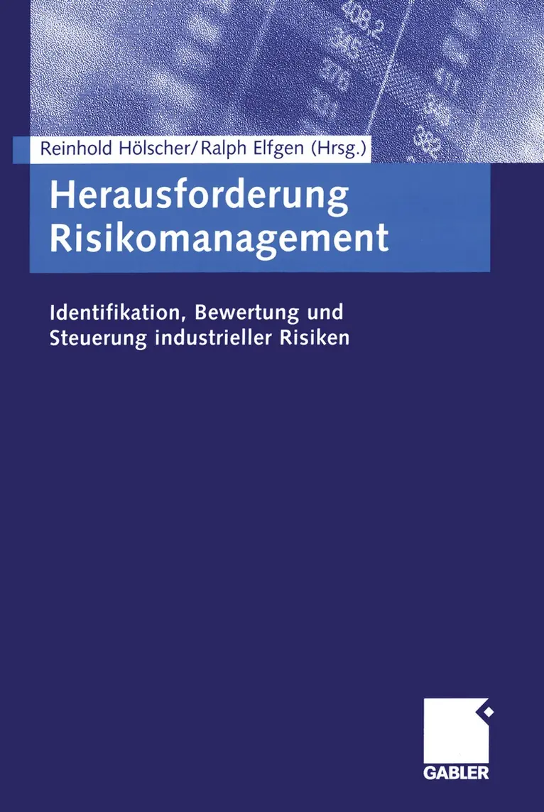 Reinhold Hölscher, Ralph Elfgen - Herausforderung Risikomanagement, Häftad. Tillgänglighet: Lägg i varukorg