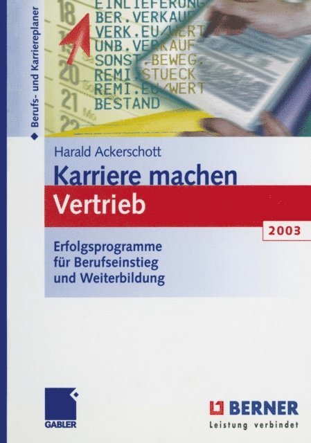 Harald Ackerschott - Karriere machen Vertrieb 2003, E-bok