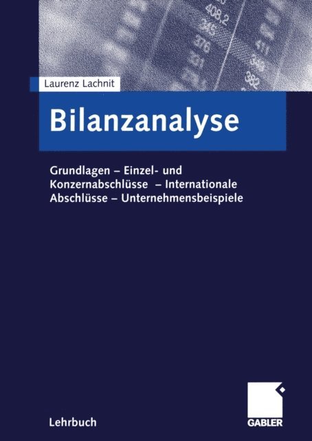 Laurenz Lachnit - Bilanzanalyse, E-bok