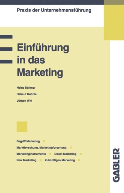 Helmut u.a. Kuhnle - Einführung in das Marketing, E-bok