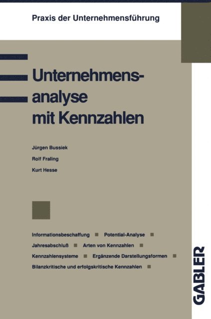 Kurt Hesse, Rolf Fraling - Unternehmensanalyse mit Kennzahlen, E-bok