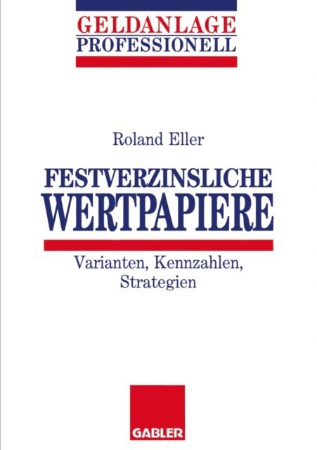 Roland Eller - Festverzinsliche Wertpapiere, E-bok