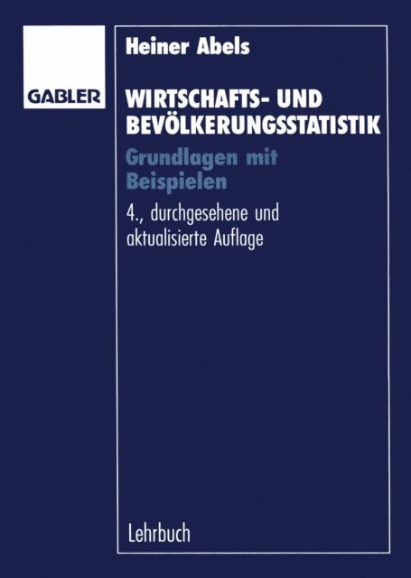 Horst Degen, Heiner Abels - Wirtschafts- und Bevölkerungsstatistik, E-bok