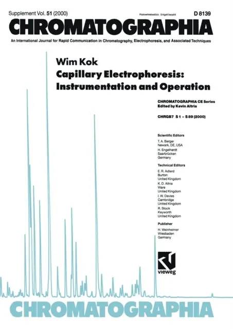 Wim Kok - Capillary Electrophoresis: Instrumentation and Operation, E-bok. Tillgänglighet: Lägg i varukorg