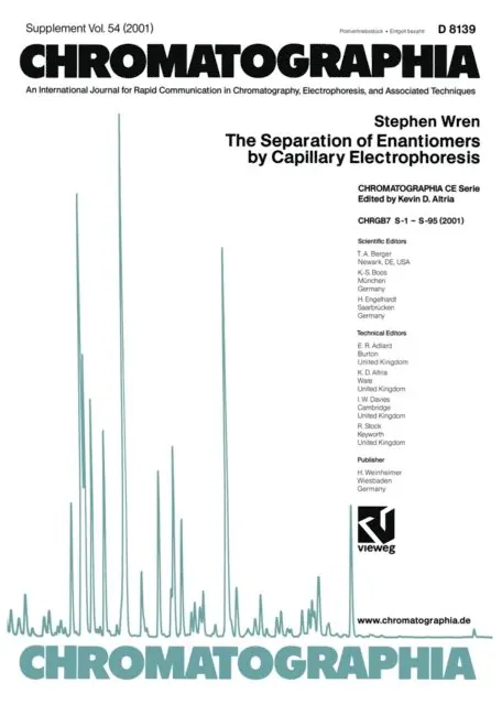 Stephen Wren - Separation of Enantiomers by Capillary Electrophoresis, E-bok. Tillgänglighet: Lägg i varukorg