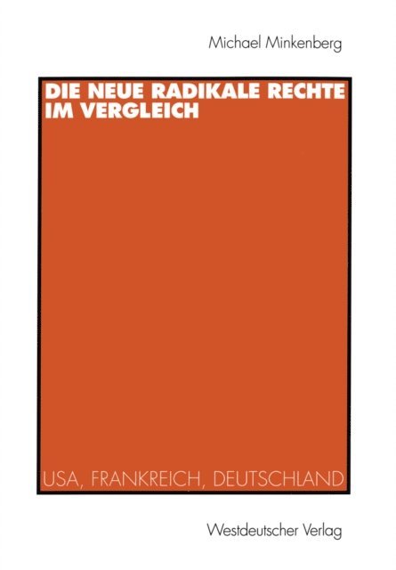 Michael Minkenberg - Die neue radikale Rechte im Vergleich, E-bok