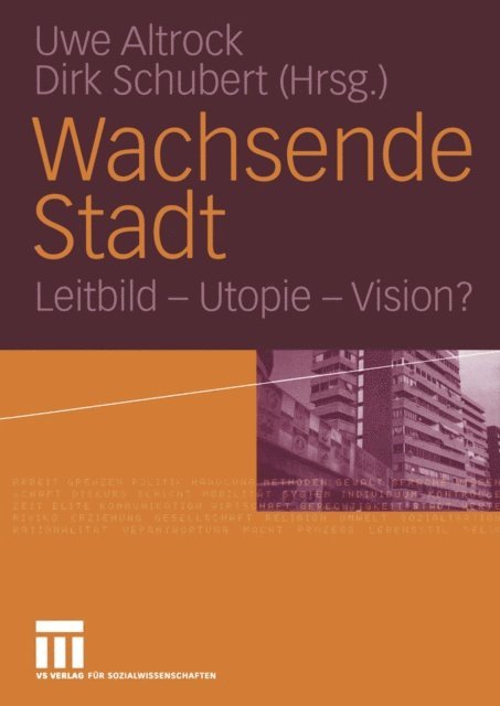 Dirk Schubert, Uwe Altrock - Wachsende Stadt, E-bok