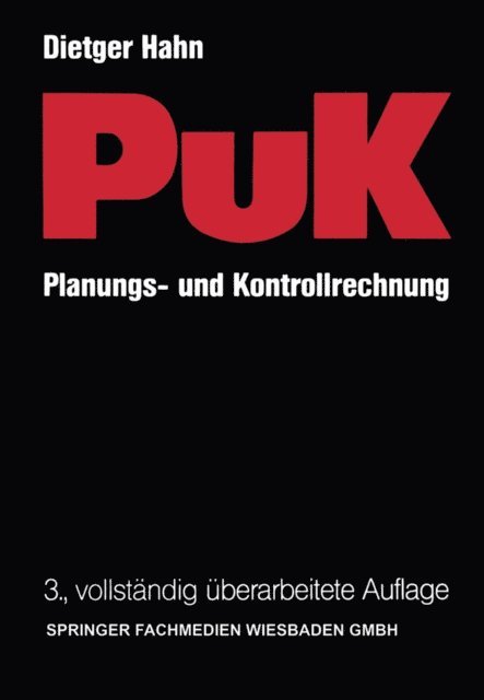Dietger Hahn - Planungs- und Kontrollrechnung — PuK, E-bok