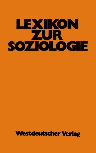 Werner Fuchs-Heinritz - Lexikon zur Soziologie, E-bok