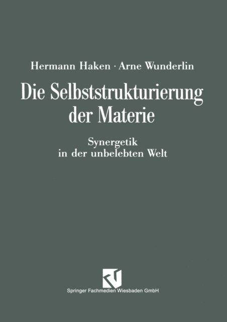 Arne Wunderlin - Die Selbststrukturierung der Materie, E-bok