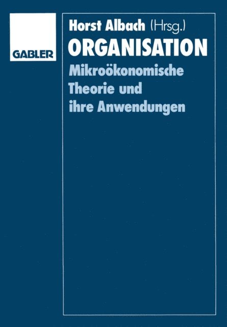 Horst Albach - Organisation, E-bok