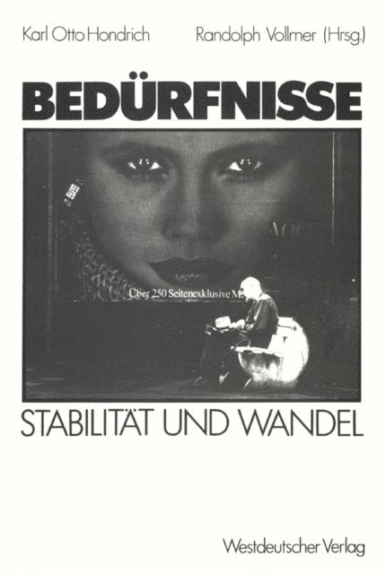 Klaus Arzberger, Karl Otto Hondrich - Bedürfnisse im Wandel, E-bok