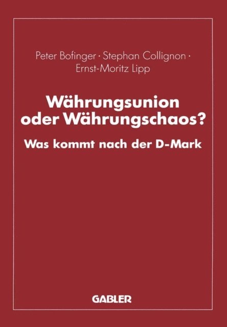 Peter Bofinger - Währungsunion oder Währungschaos?, E-bok