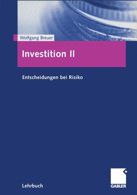 Wolfgang Breuer - Investition II, E-bok