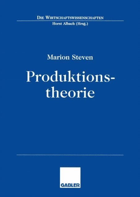 Marion Steven - Produktionstheorie, E-bok