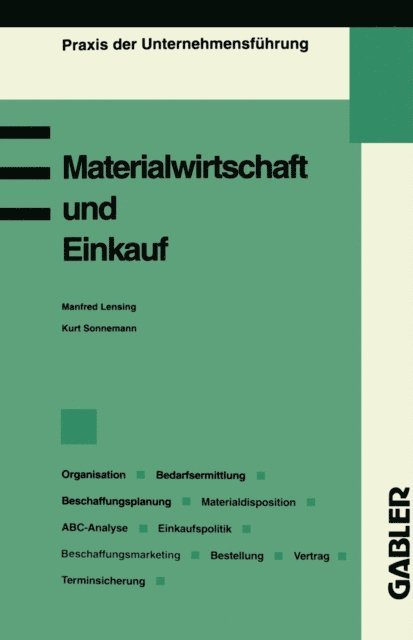 Manfred Lensing - Materialwirtschaft und Einkauf, E-bok