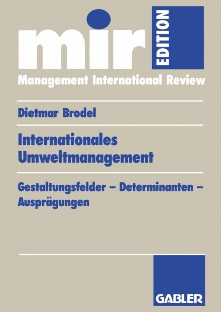 Dietmar Brodel - Internationales Umweltmanagement, E-bok