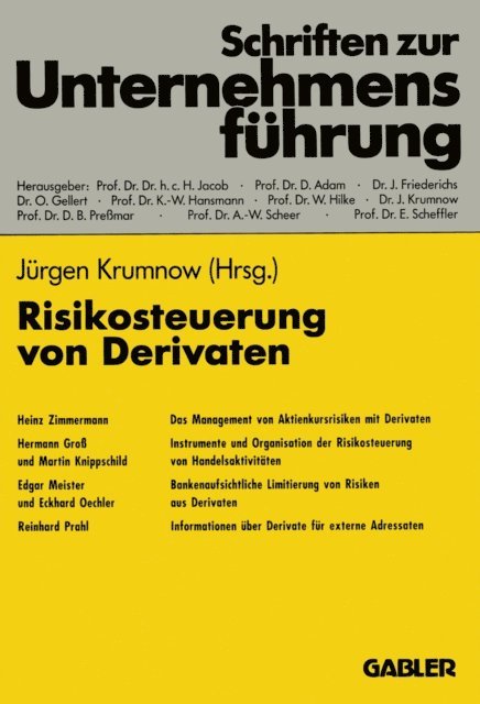 Jurgen Krumnow - Risikosteuerung von Derivaten, E-bok
