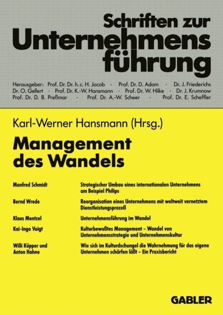 Karl-Werner Hansmann - Management des Wandels, E-bok