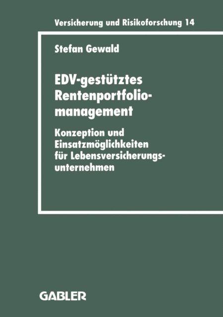 Stefan Gewald - EDV-gestütztes Rentenportfoliomanagement, E-bok