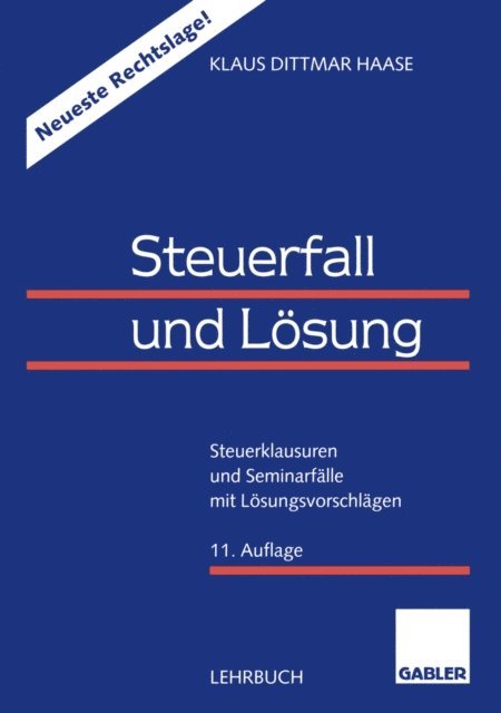 Klaus Dittmar Haase - Steuerfall und Lösung, E-bok