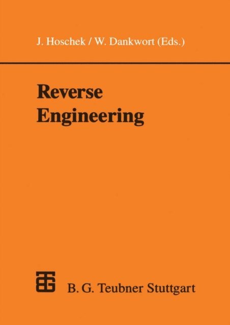 C. Werner Dankwort - Reverse Engineering, E-bok