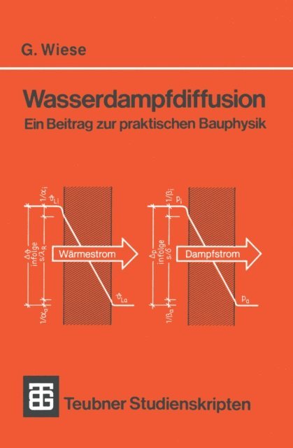 Gerhard Wiese - Wasserdampfdiffusion, E-bok