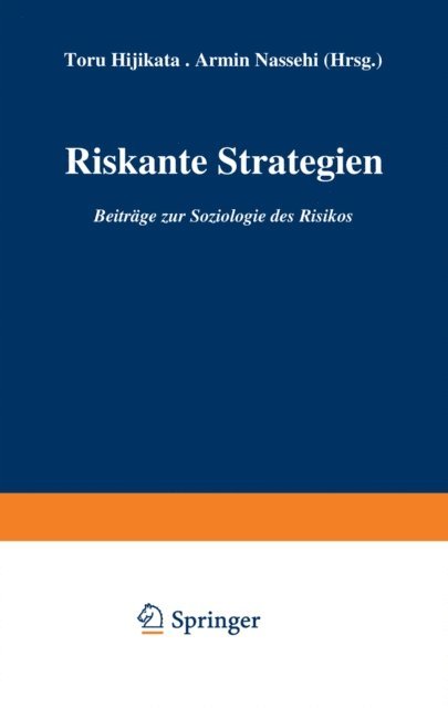 Armin Nassehi, Toru Hijikata - Riskante Strategien, E-bok