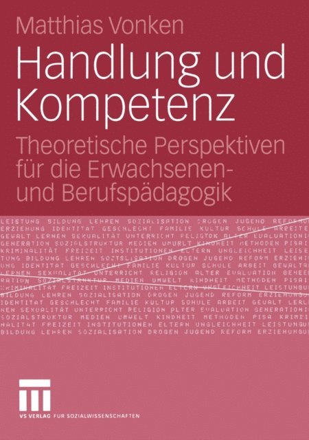 Matthias Vonken - Handlung und Kompetenz, E-bok