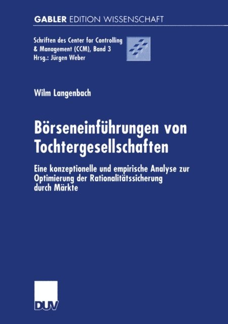 Wilm Langenbach - Börseneinführungen von Tochtergesellschaften, E-bok