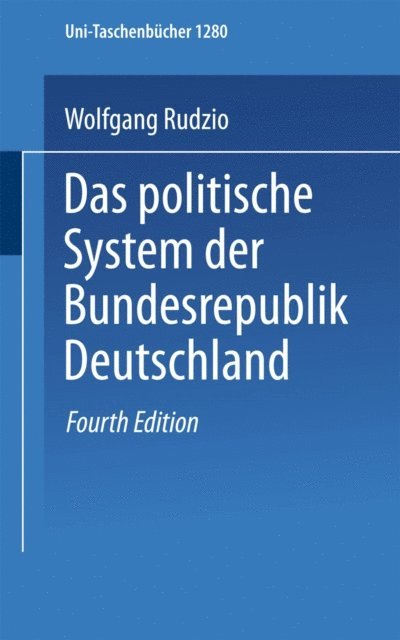 Wolfgang Rudzio - Das politische System der Bundesrepublik Deutschland, E-bok
