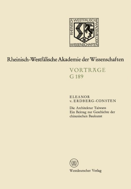Eleanor ?von? Erdberg - Die Architektur Taiwans, E-bok
