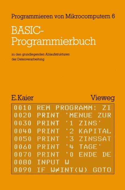 Ekkehard Kaier - BASIC-Programmierbuch, E-bok