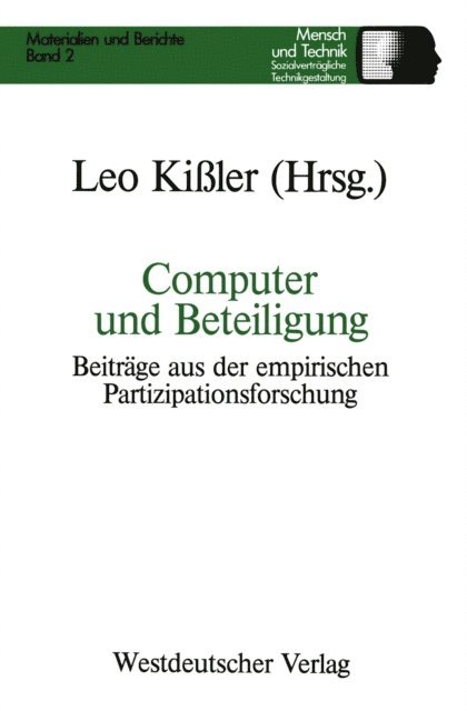 Leo Kissler - Computer und Beteiligung, E-bok