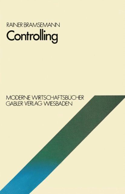 Rainer Bramsemann - Controlling, E-bok