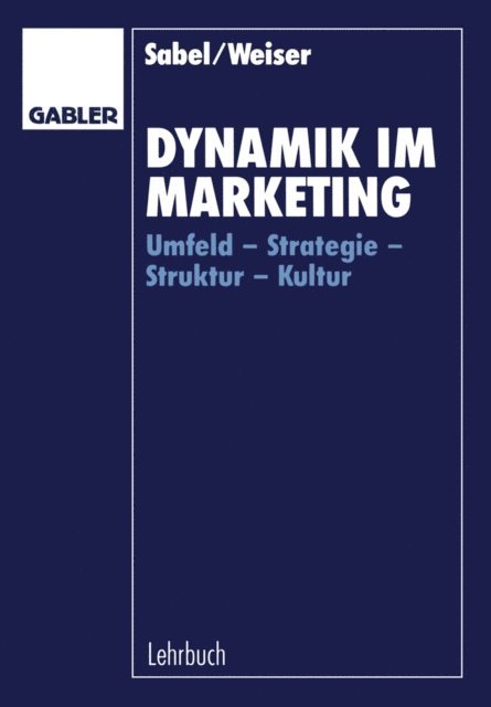 Hermann Sabel - Dynamik im Marketing, E-bok