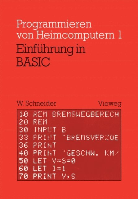 Wolfgang Schneider - Einführung in BASIC, E-bok