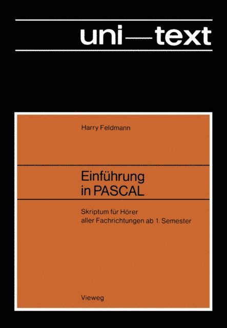 Harry Feldmann - Einführung in PASCAL, E-bok
