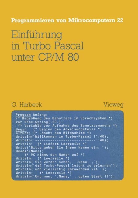 Gerd Harbeck - Einführung in Turbo Pascal unter CP/M 80, E-bok