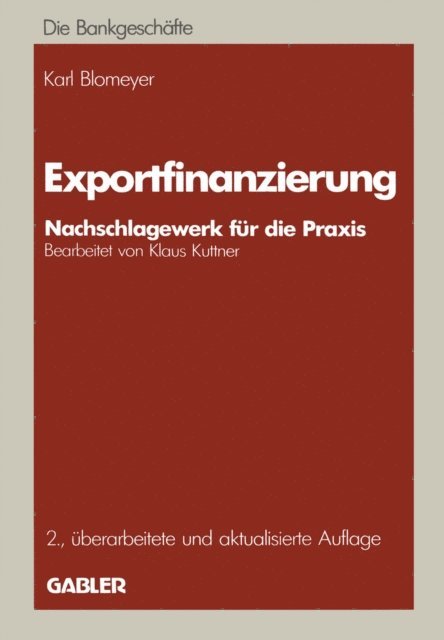 Karl Blomeyer - Exportfinanzierung, E-bok
