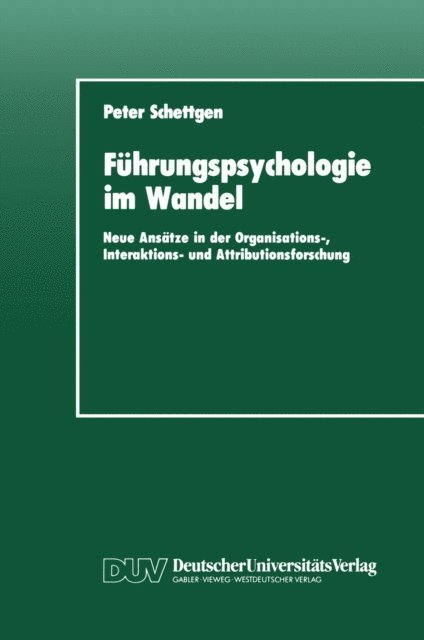 Peter Schettgen - Führungspsychologie im Wandel, E-bok