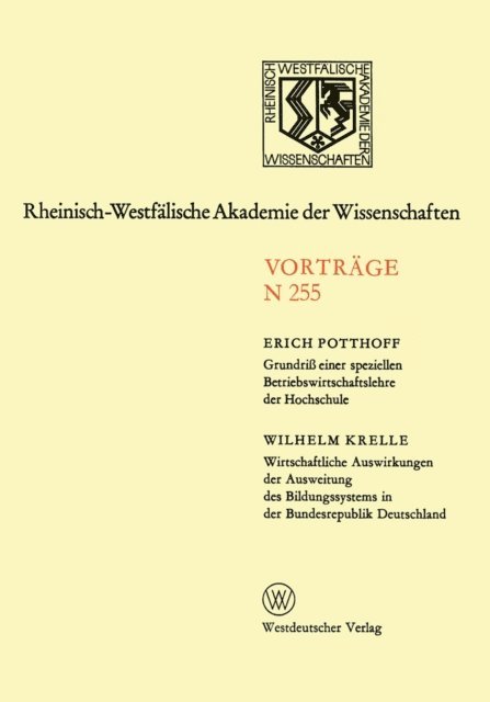 Erich Potthoff - Natur-, Ingenieur- und Wirtschaftswissenschaften, E-bok