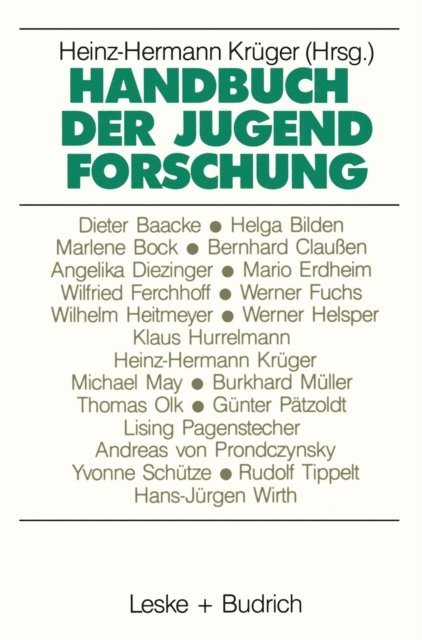 Heinz-Hermann Kruger - Handbuch der Jugendforschung, E-bok