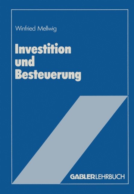 Winfried Mellwig - Investition und Besteuerung, E-bok