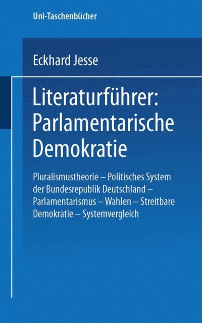 Eckhard Jesse - Literaturführer: Parlamentarische Demokratie, E-bok
