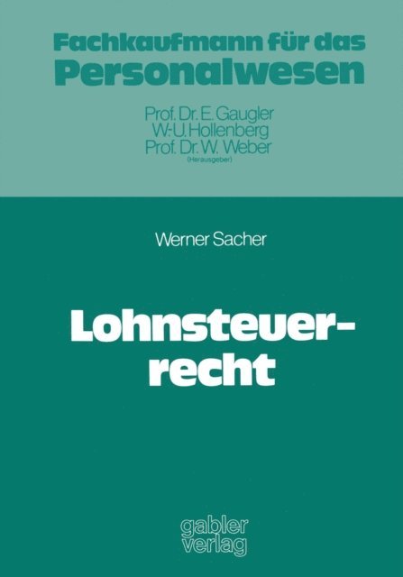Werner Sacher - Lohnsteuerrecht, E-bok